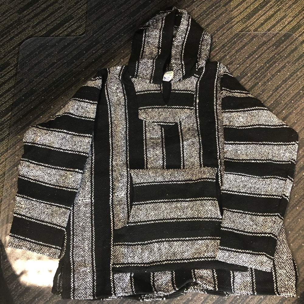 Large Baja style hoodie
